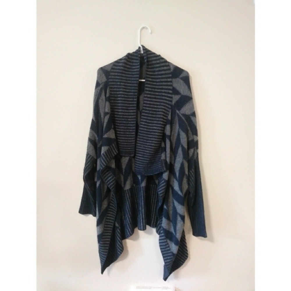 Blue/Gray Flyaway Cardigan